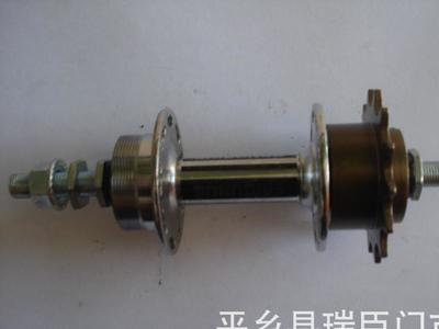 折叠车与自行车零配件详解 36孔连体后轴皮/后花鼓带14牙飞轮的零售解析