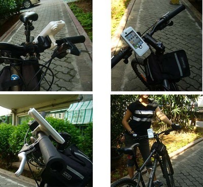 iPhone 4自行车运动伴侣 专用固定支架与保护套详解